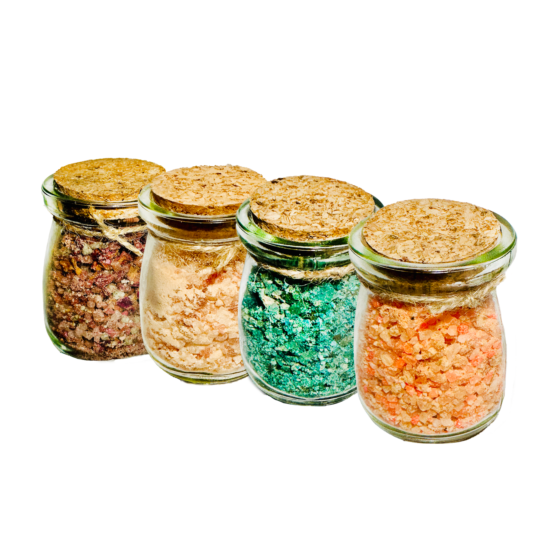4 Assorted Natural Bath Salts