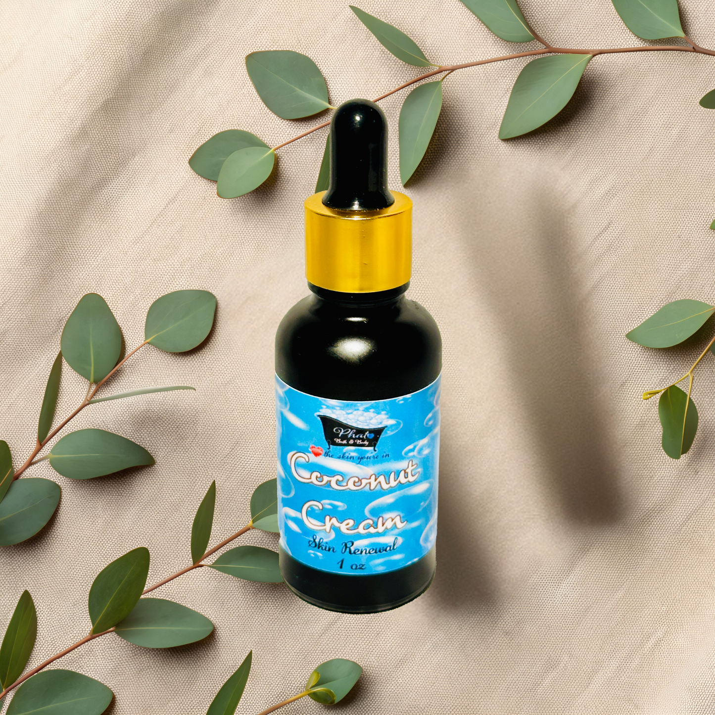 Coconut Cream Skin Renewal Serum Natural Retinol Anti Aging Skin Therapy | 1 oz