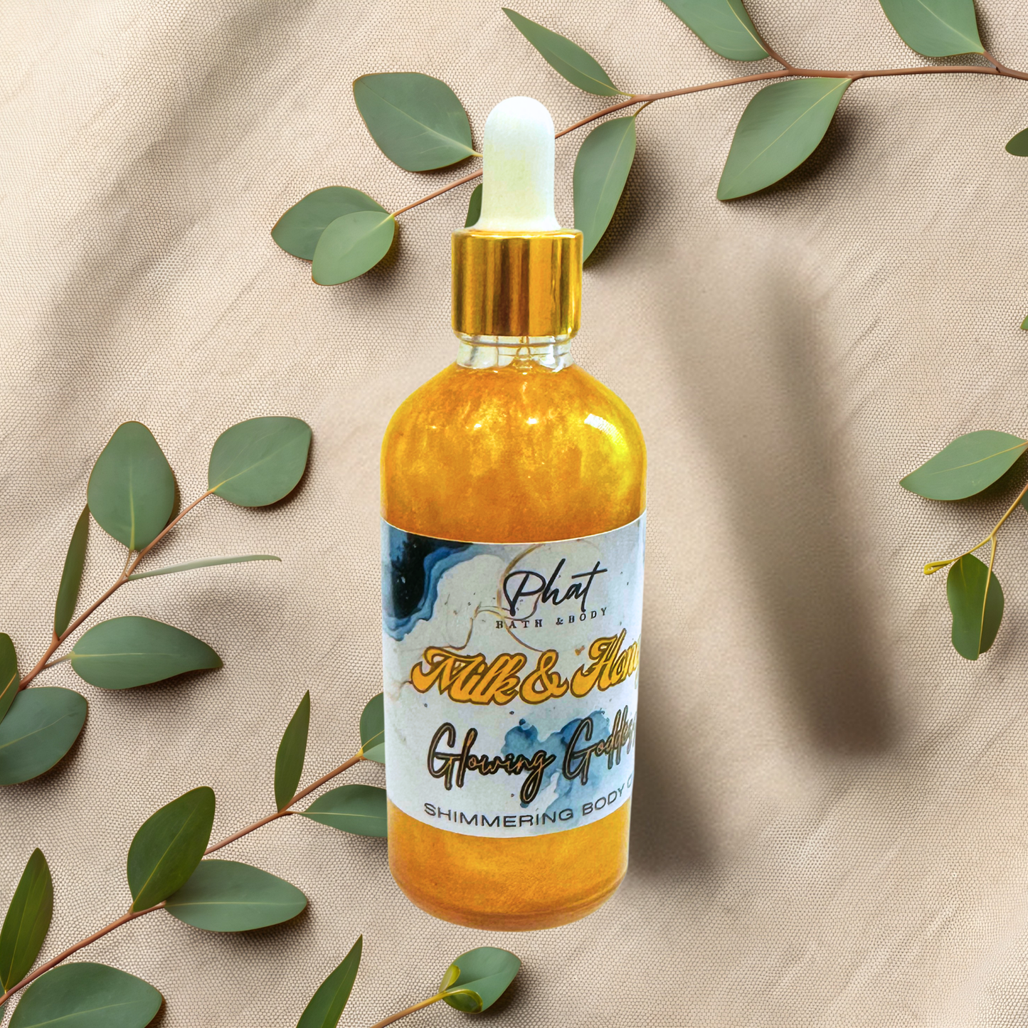 Milk & Honey Glowing Goddess Natural Shimmer Body Oil Golden Glow | 3.2 oz