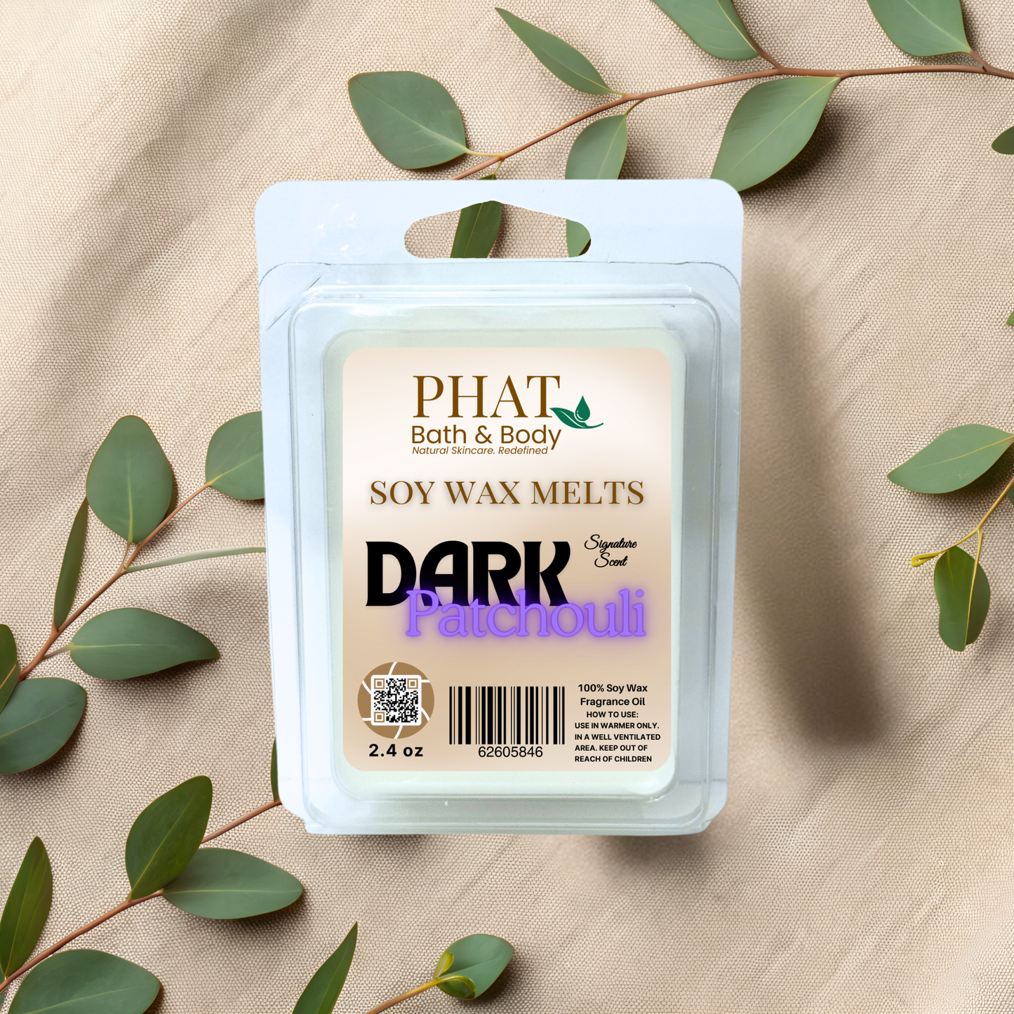 Dark Patchouli Signature Scent Soy Wax Melts | 2.4 oz