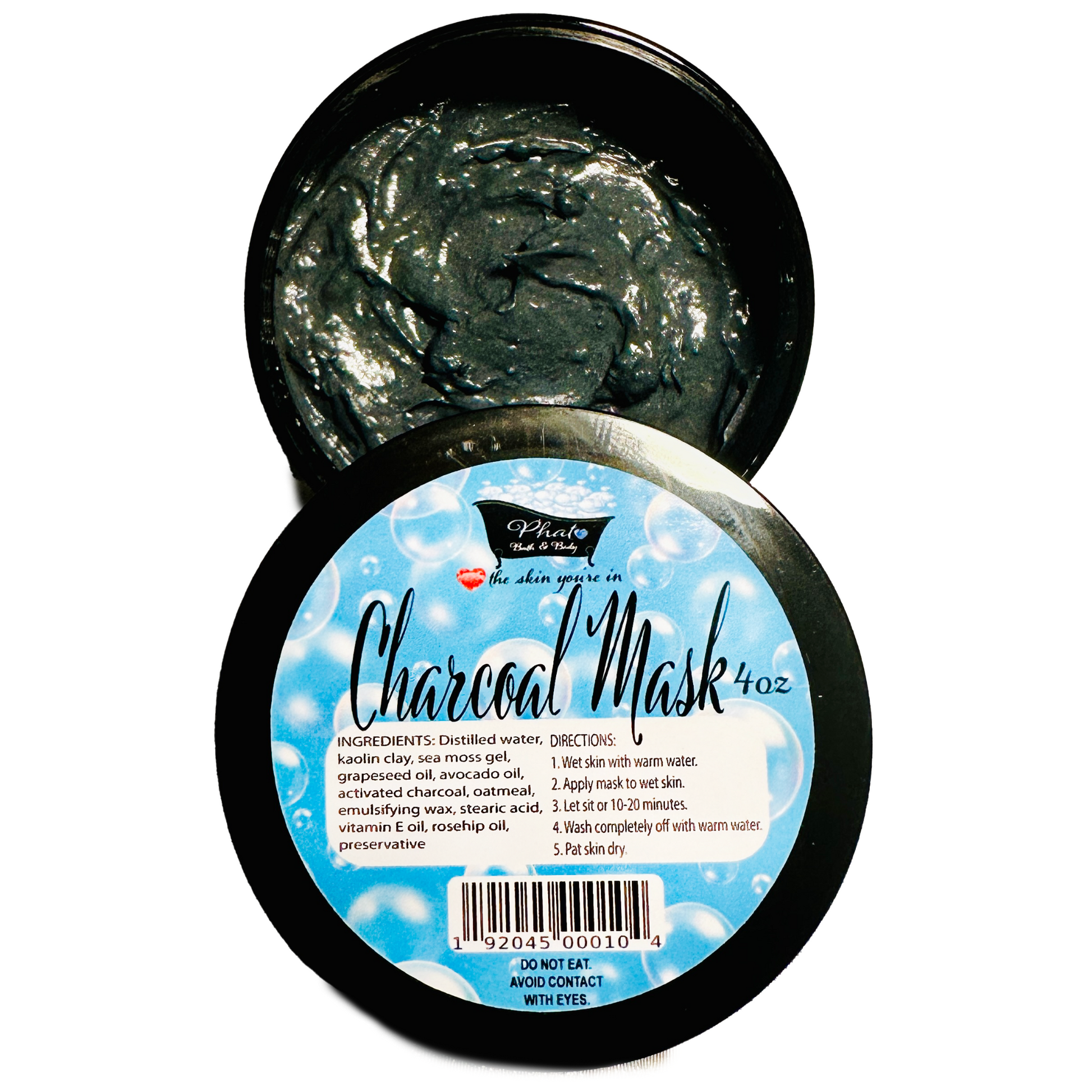 Activated Charcoal Natural Clay Mask