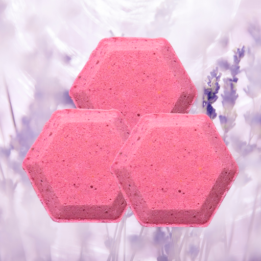 Amber and Lavender Natural Aromatherapy Relaxing Shower Steamers