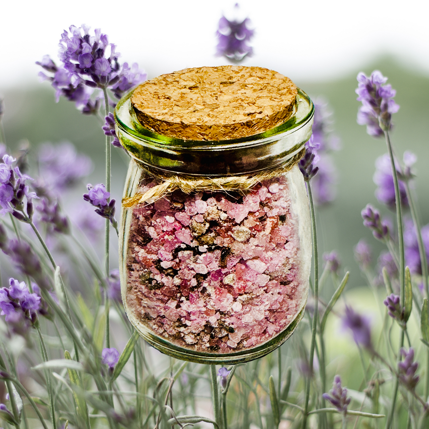 Amber and Lavender Natural Bath Salts