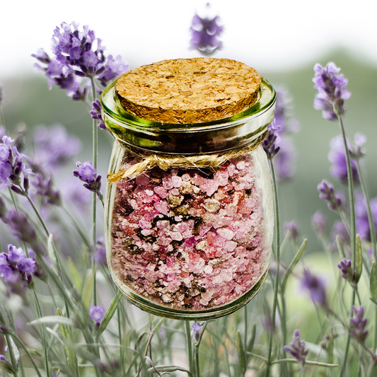 Amber and Lavender Natural Bath Salts