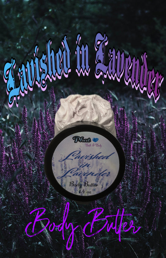 Amber and Lavender Whipped Body Butter Mango Cocoa Shea Butter