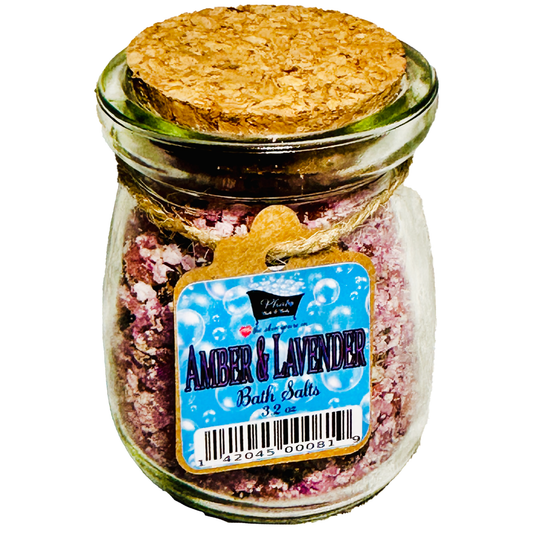 Amber and Lavender Natural Bath Salts