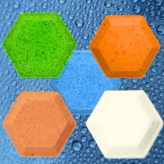 Assorted Natural Aromatherapy Relaxing Shower Steamers Menthol Qty 4