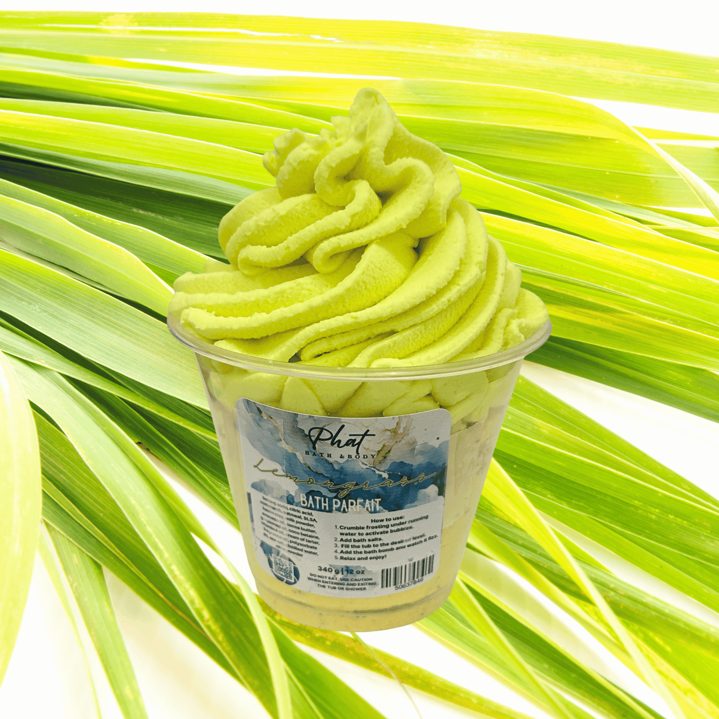 Bath Parfait Bubble Bomb with Foaming Bath Salts Bubble Frosting Bubble Bath