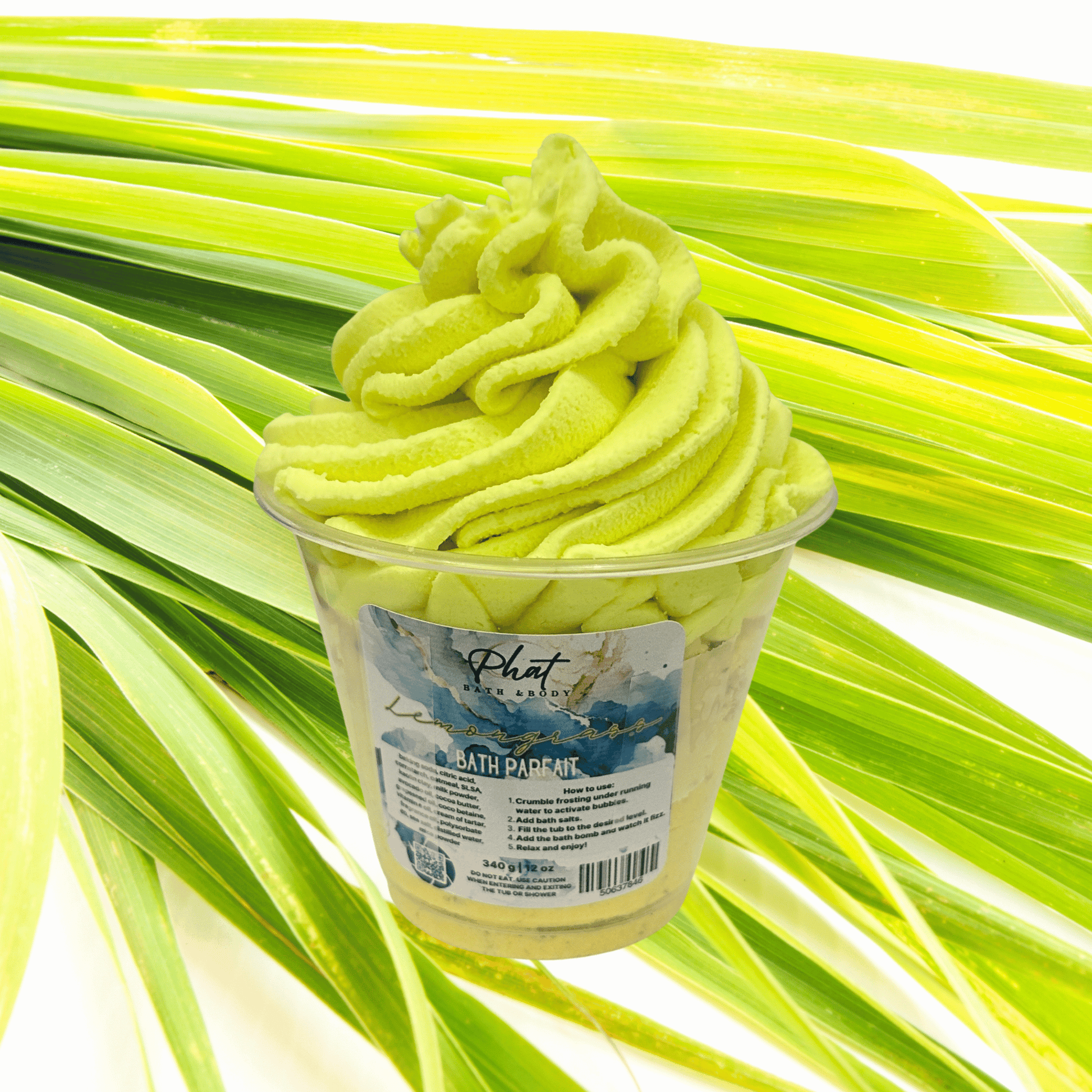 Bath Parfait Bubble Bomb with Foaming Bath Salts Bubble Frosting Bubble Bath