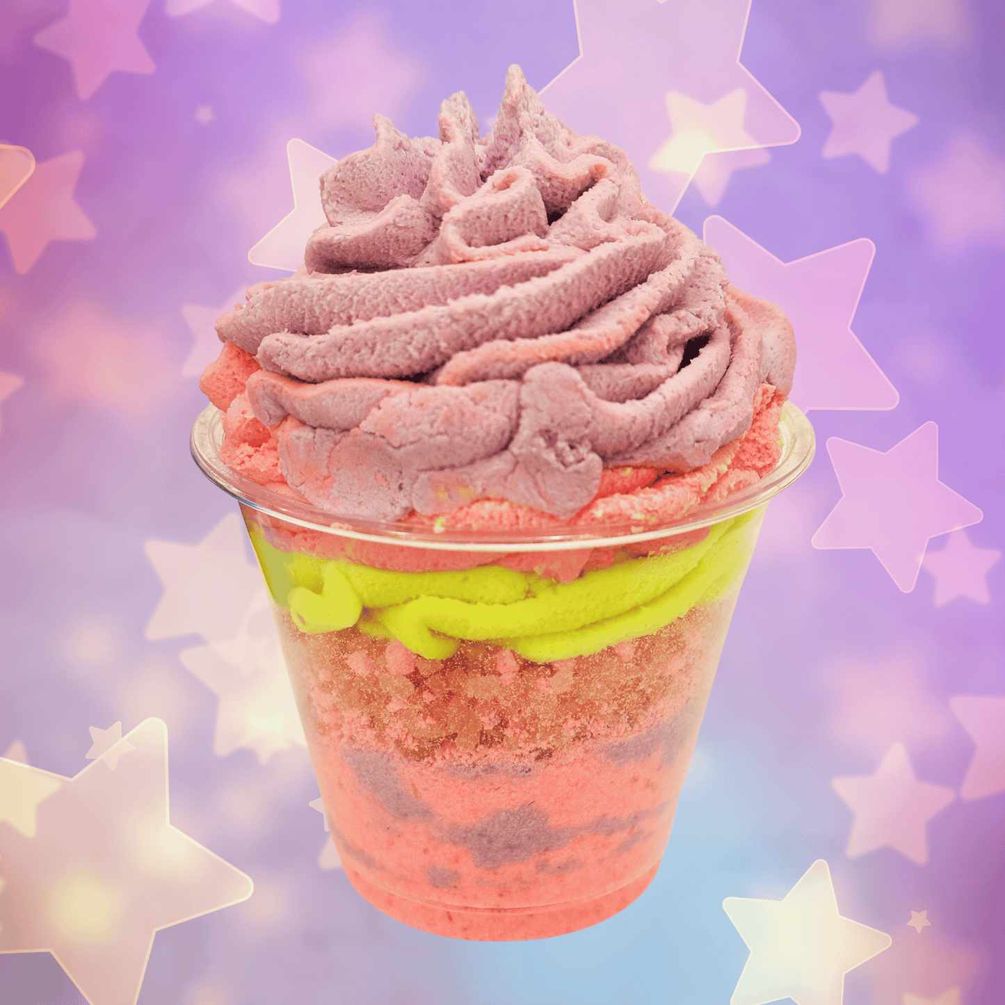 Bath Parfait Bubble Bomb with Foaming Bath Salts Bubble Frosting Bubble Bath