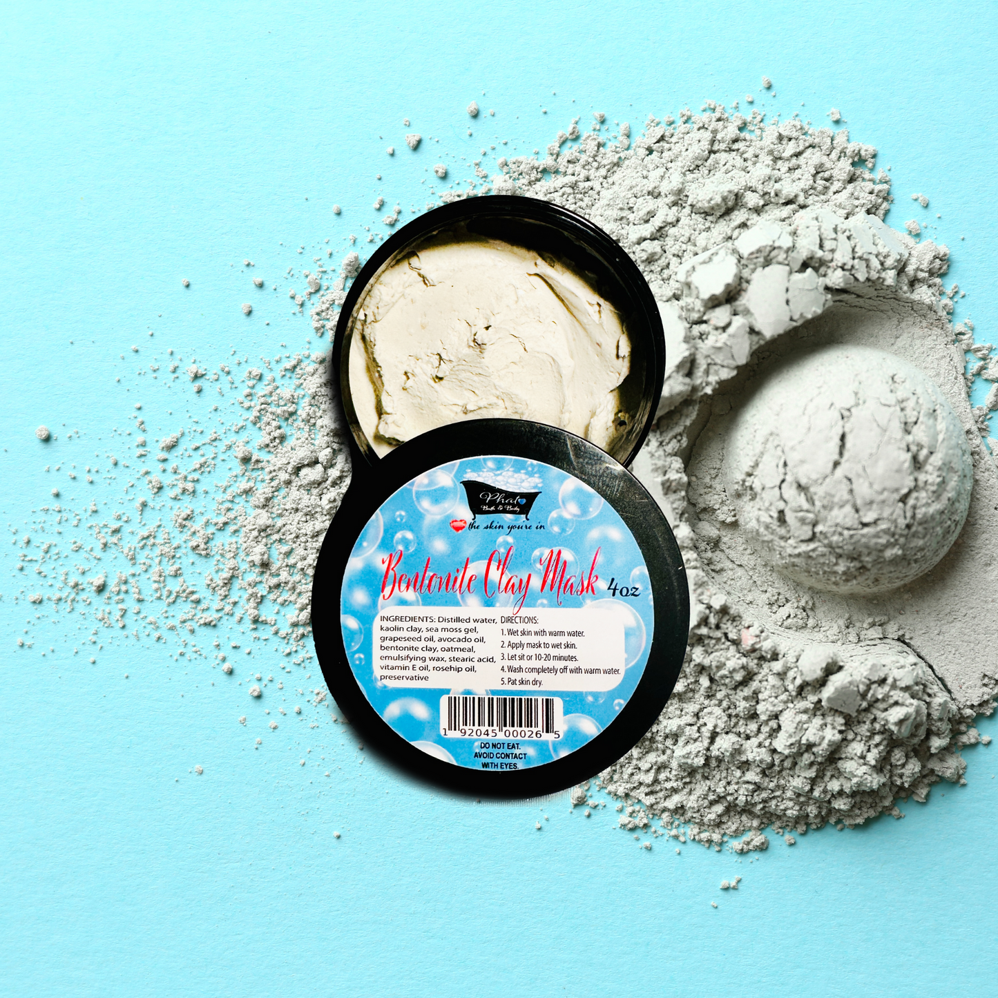 Bentonite Clay Natural Cleansing Mask