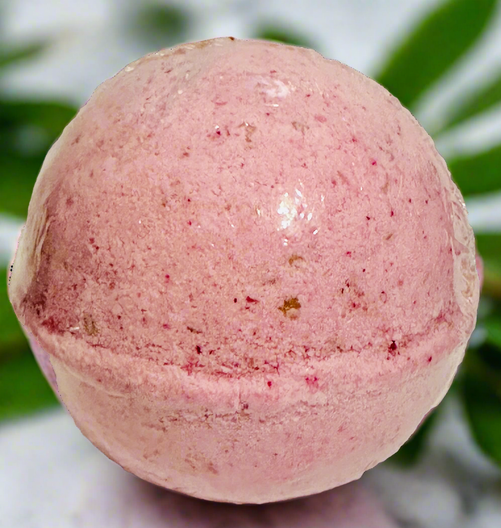 Blackberry Vanilla Oatmeal Skin Nourishing Bath Bombs Organic Natural Bath Bombs