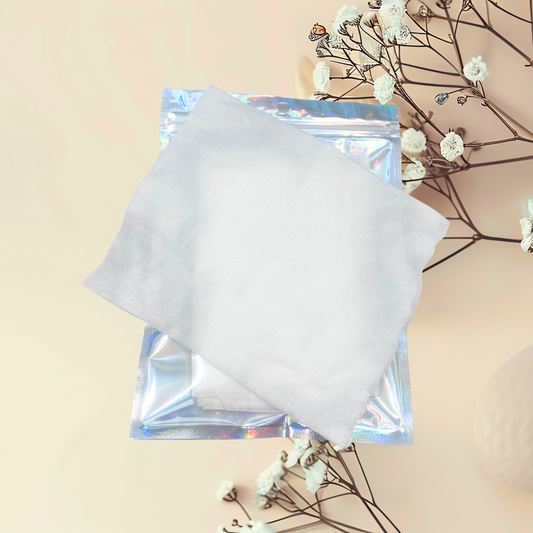 Cashmere Glow Disposable Facial Cloths with Rosehip Oil, Makeup Remover, 10 Cloths
