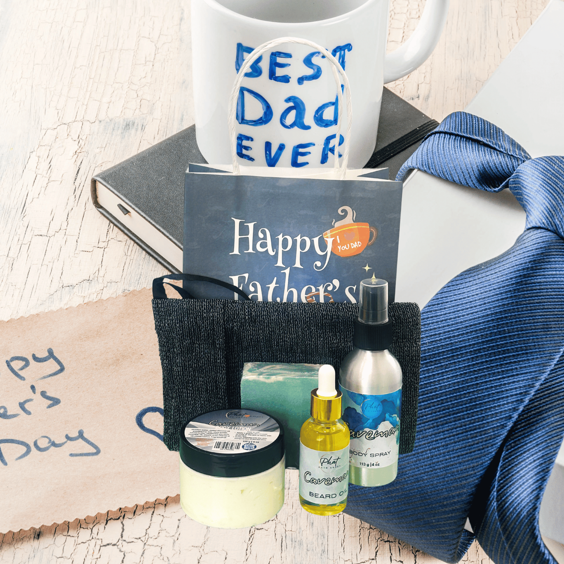 Caveman Men's Bath and Body Gift Set Man Cave Type