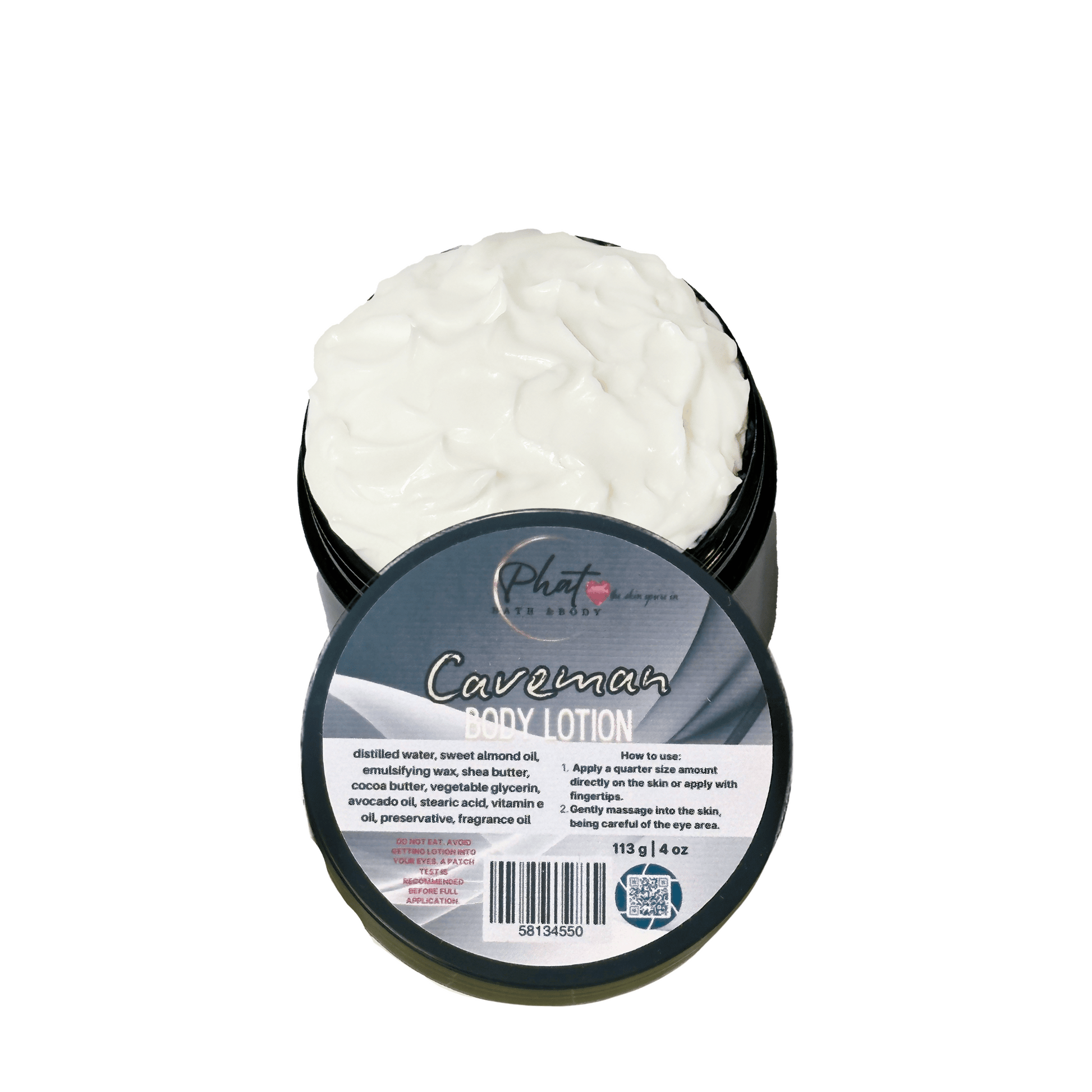 Caveman Moisturizing Body Lotion for Men Man Cave Type