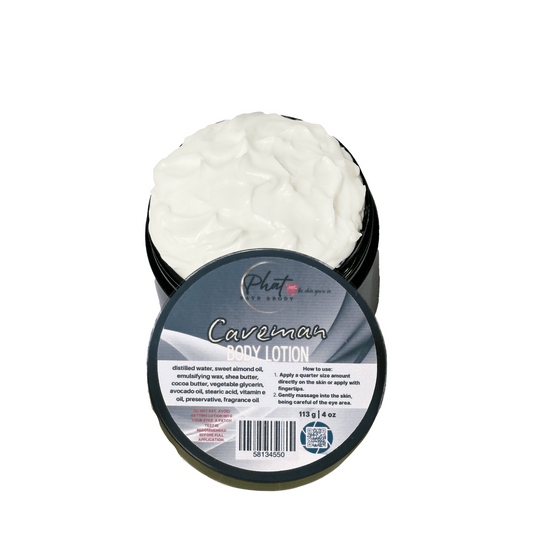 Caveman Moisturizing Body Lotion for Men Man Cave Type
