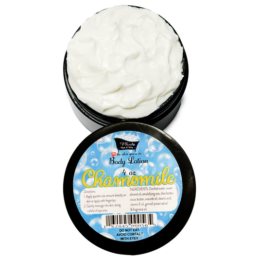 Chamomile Organic Moisturizing Body Lotion Shea Cocoa Butter