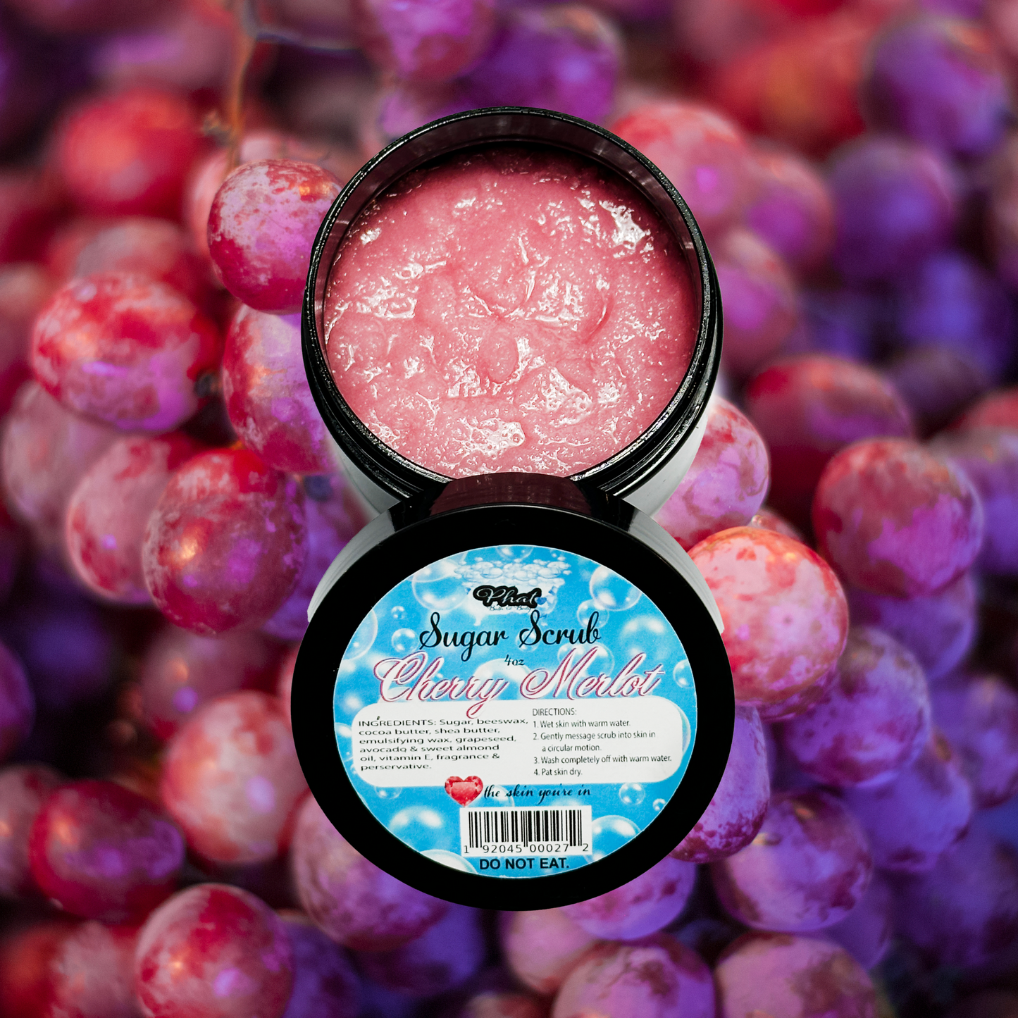 Cherry Merlot Whipped Shea Sugar Scrub