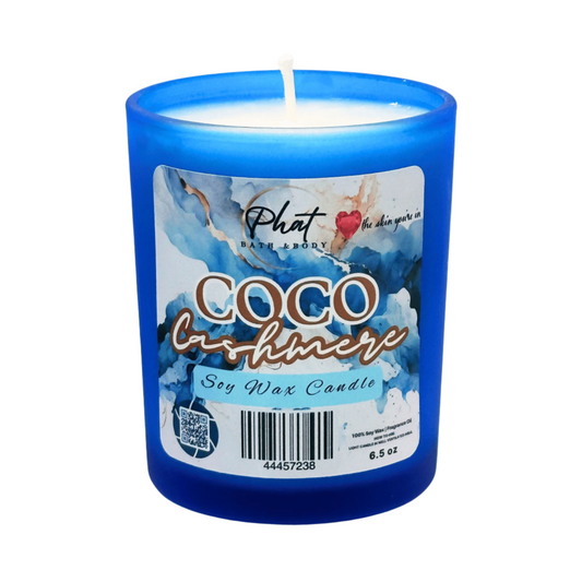 Coco Cashmere Natural Soy Wax Candle Cocoa Butter Cashmere Type