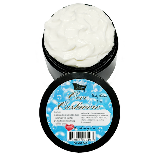 Coco Cashmere Organic Moisturizing Body Lotion Shea Cocoa Butter cashmere