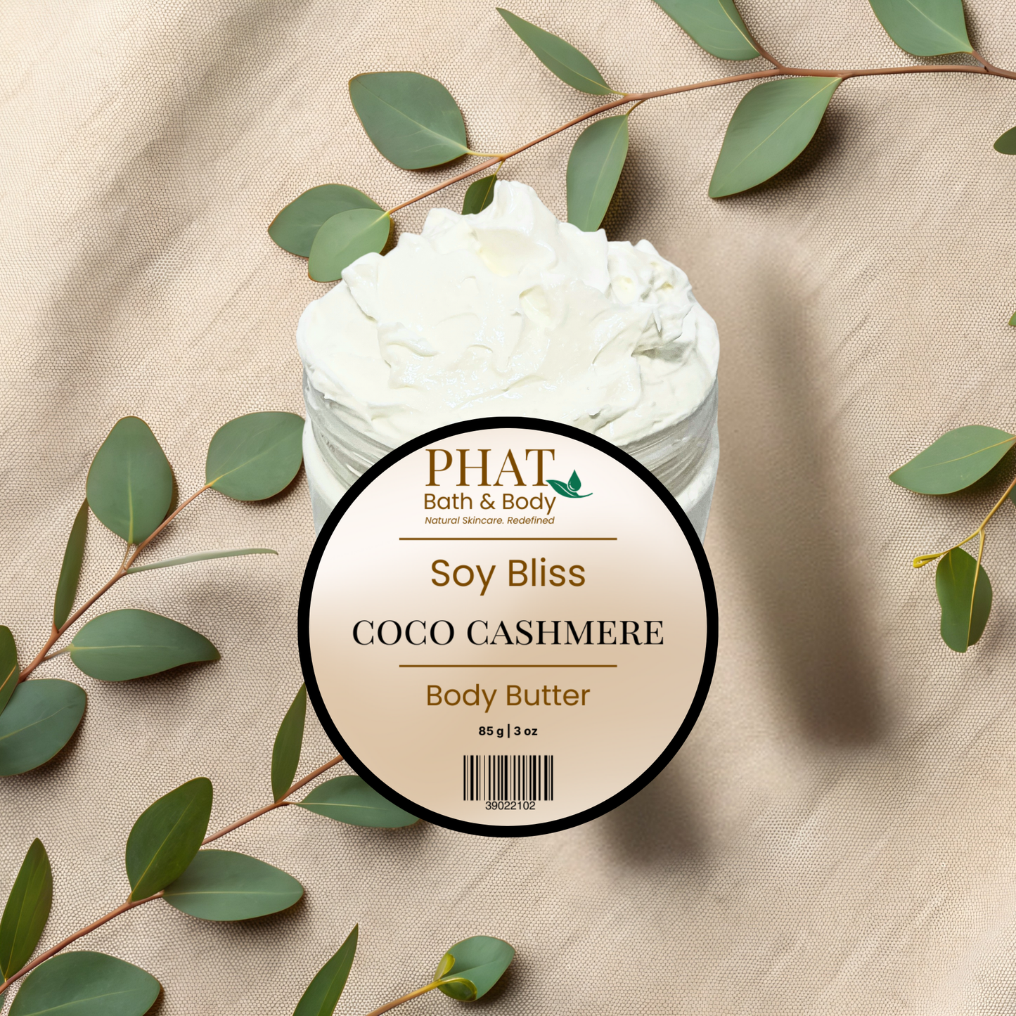 Coco Cashmere Soy Bliss Body Butter - 3 oz