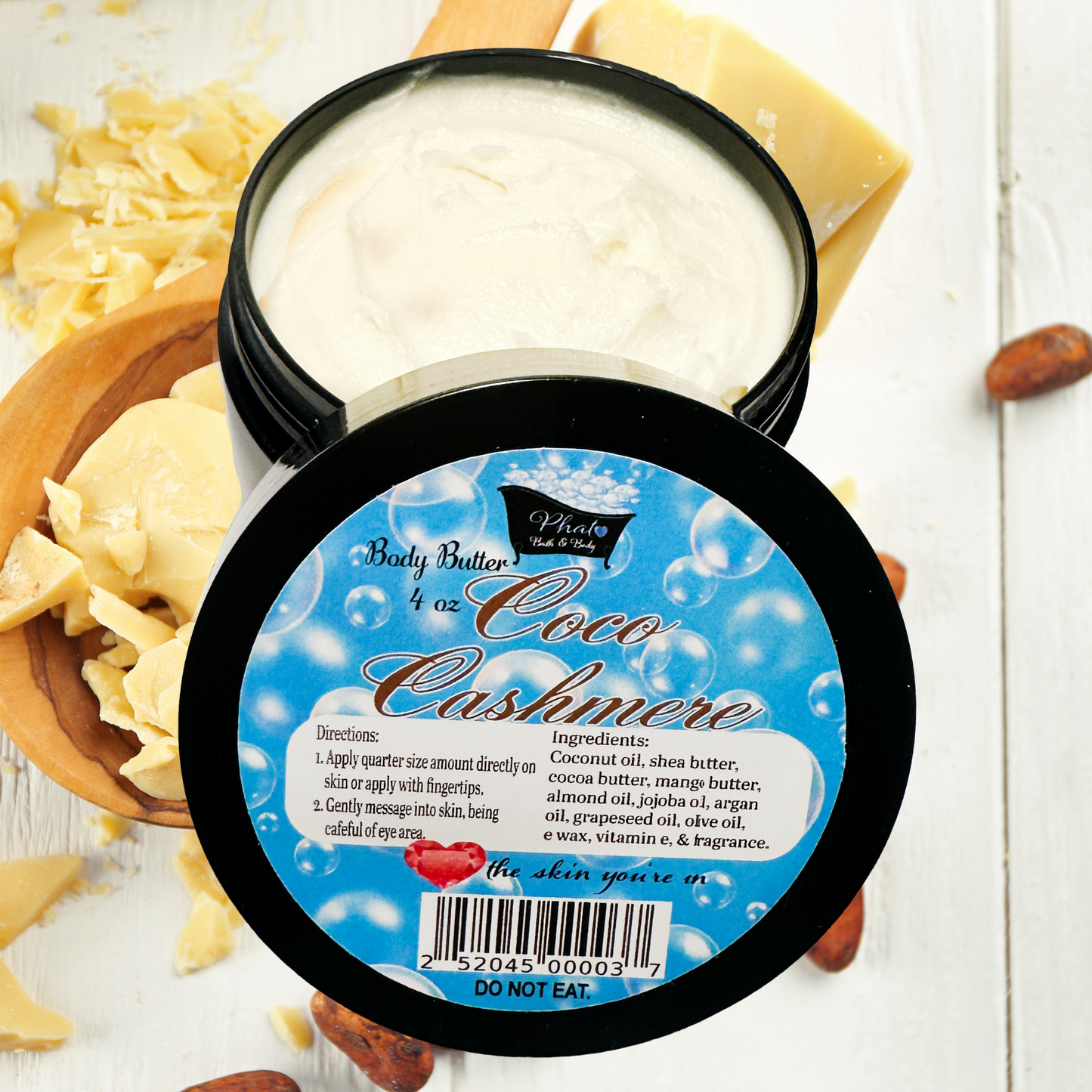 Coco Cashmere Whipped Body Butter Shea Mango Cocoa Butter cocoa butter cashmere
