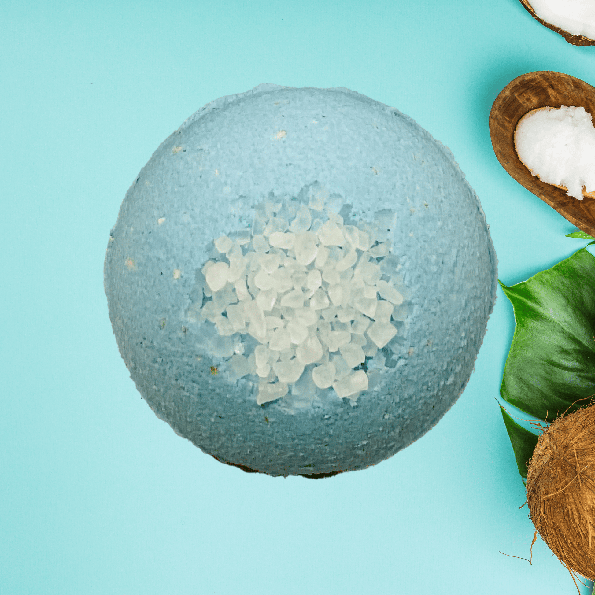 Coconut Cream Oatmeal Skin Nourishing Bath Bombs Sea Salt Organic Natural Bath Bombs
