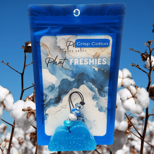 Crisp Cotton| Phat Freshie Car Air Freshener Cloud Shape