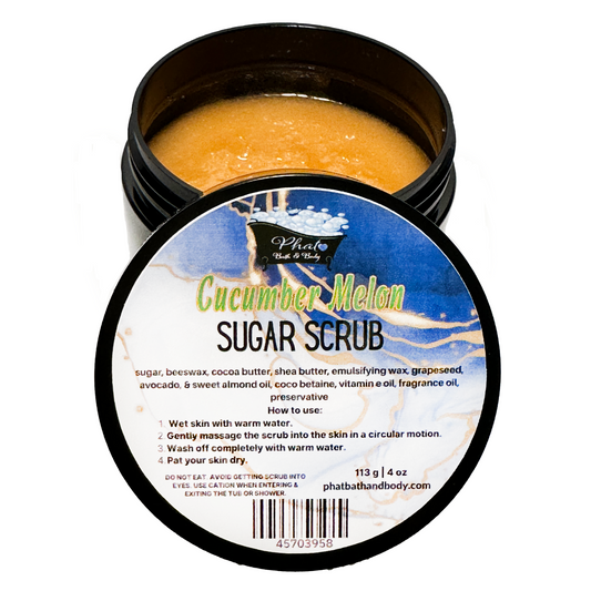 Cucumber Melon Whipped Shea Sugar Scrub