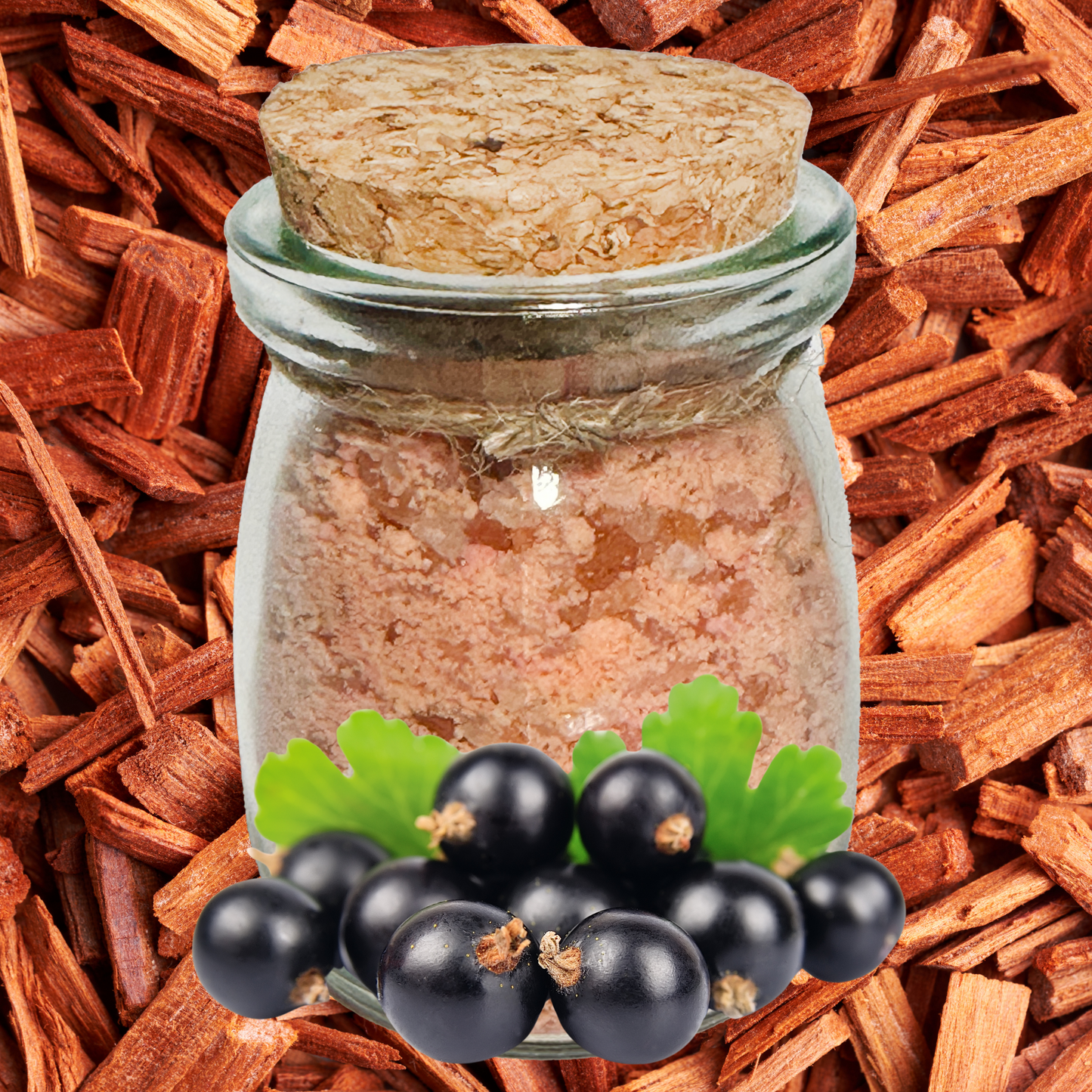 Currant and Sandalwood Natural Bath Salts