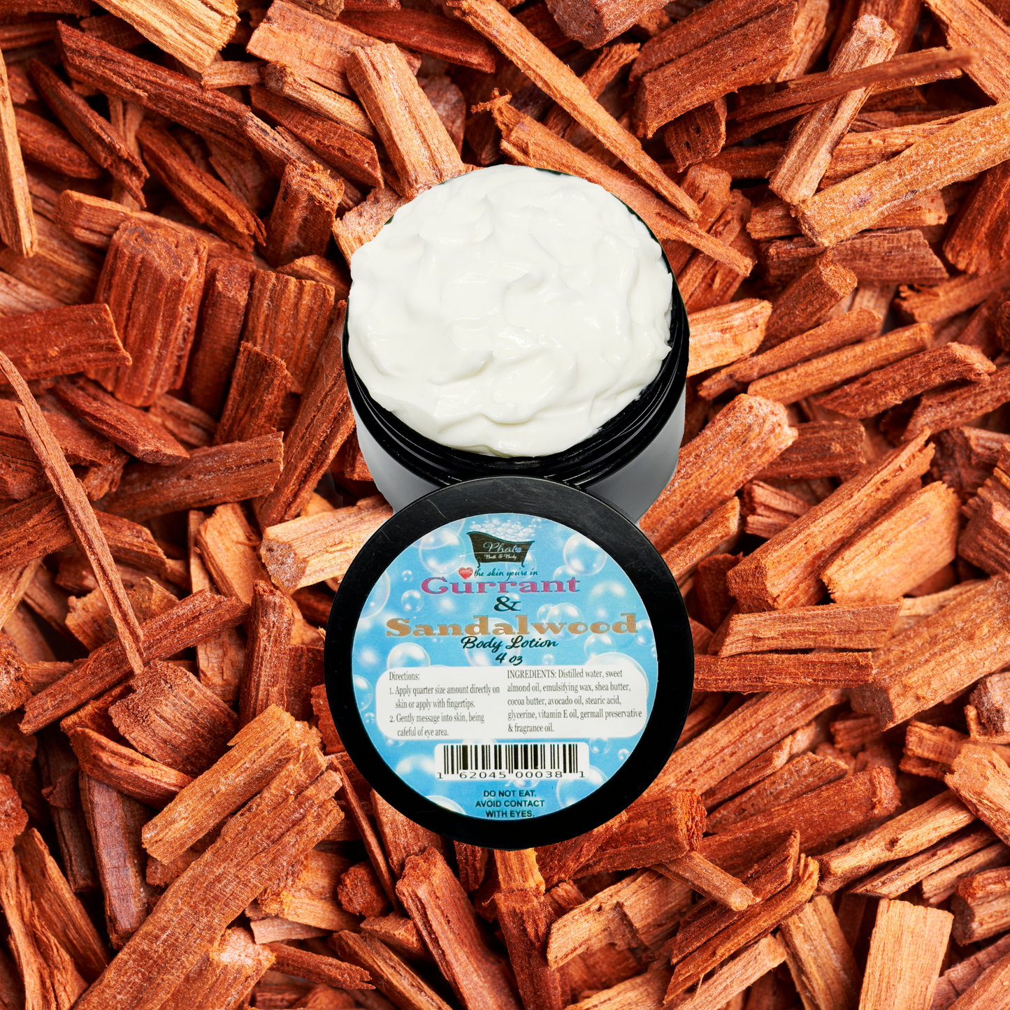 Currant and Sandalwood Organic Moisturizing Body Lotion