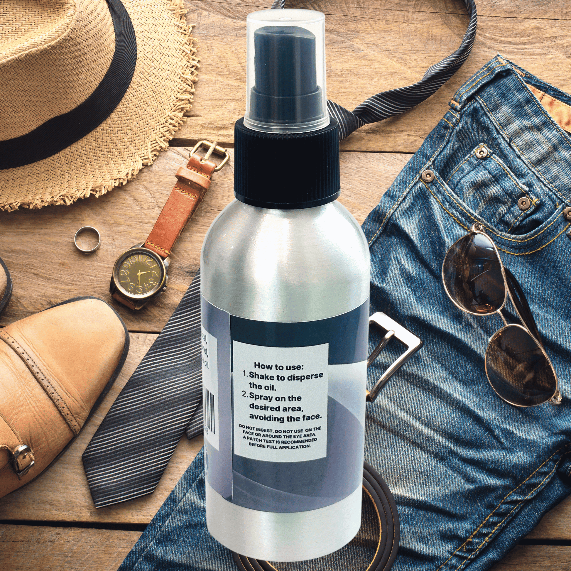 Fine Fragrance Mist Body Splash Spray for Men 4 oz