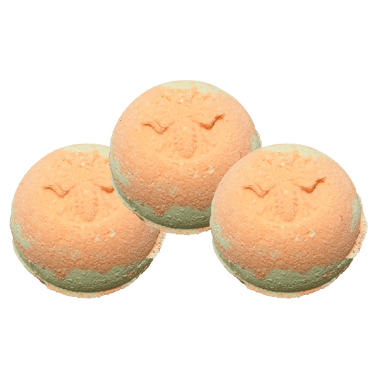 Just Peachy Oatmeal Skin Nourishing Bath Bombs Organic Natural Bath Bombs Vitamin E