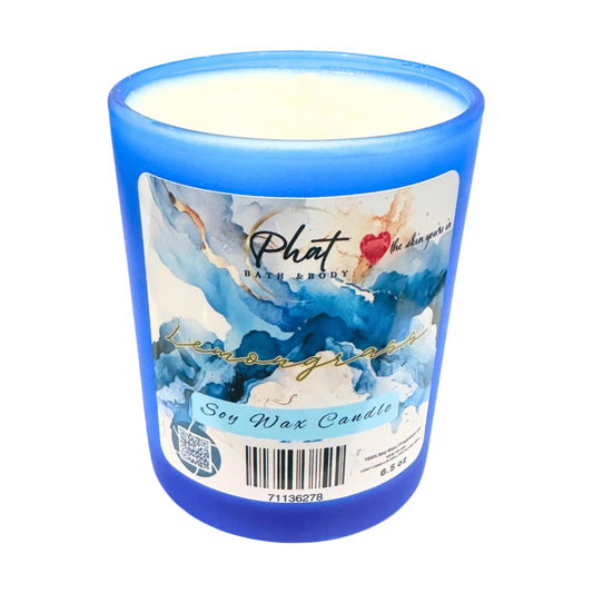 Lemongrass Natural Soy Wax Candle 6.5 oz