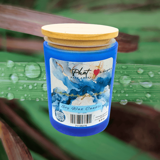 Lemongrass Natural Soy Wax Candle 6.5 oz