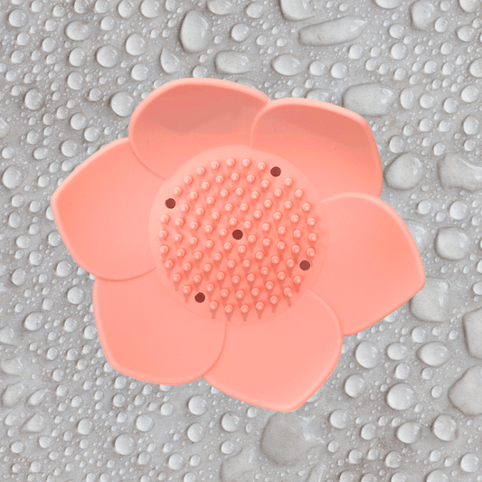 Lotus Shower Steamer Caddy Soap Tray Soap Saver in Assorted Colors