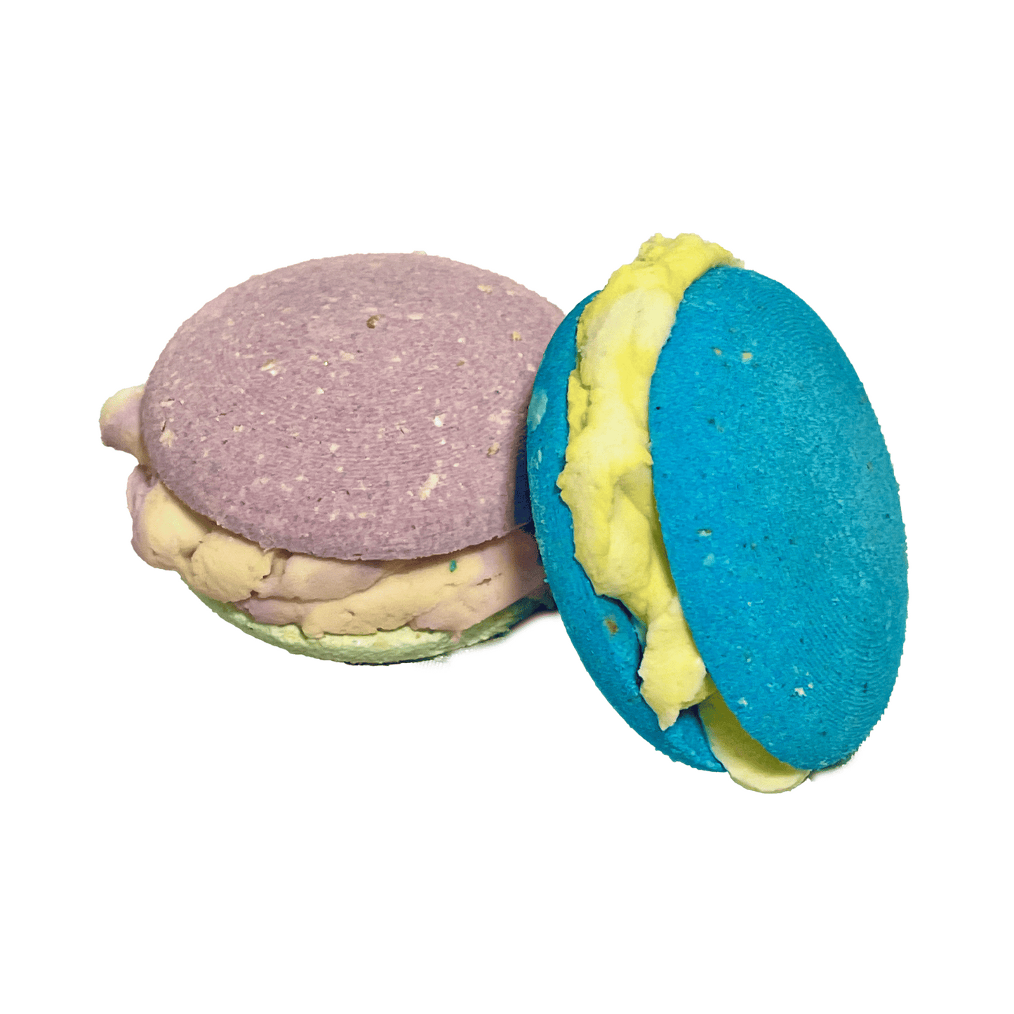 Macarons Mini Bubble Bombs Oatmeal Vitamin E Cocoa Butter Bath Bombs