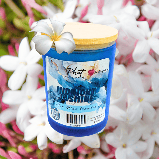 Midnight Jasmine Natural Soy Wax Candle 6.5 oz