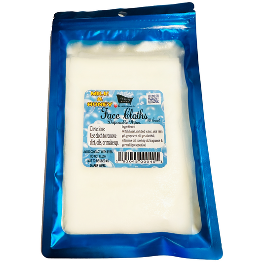Milk and Honey Disposable Natural Facial Cloths
