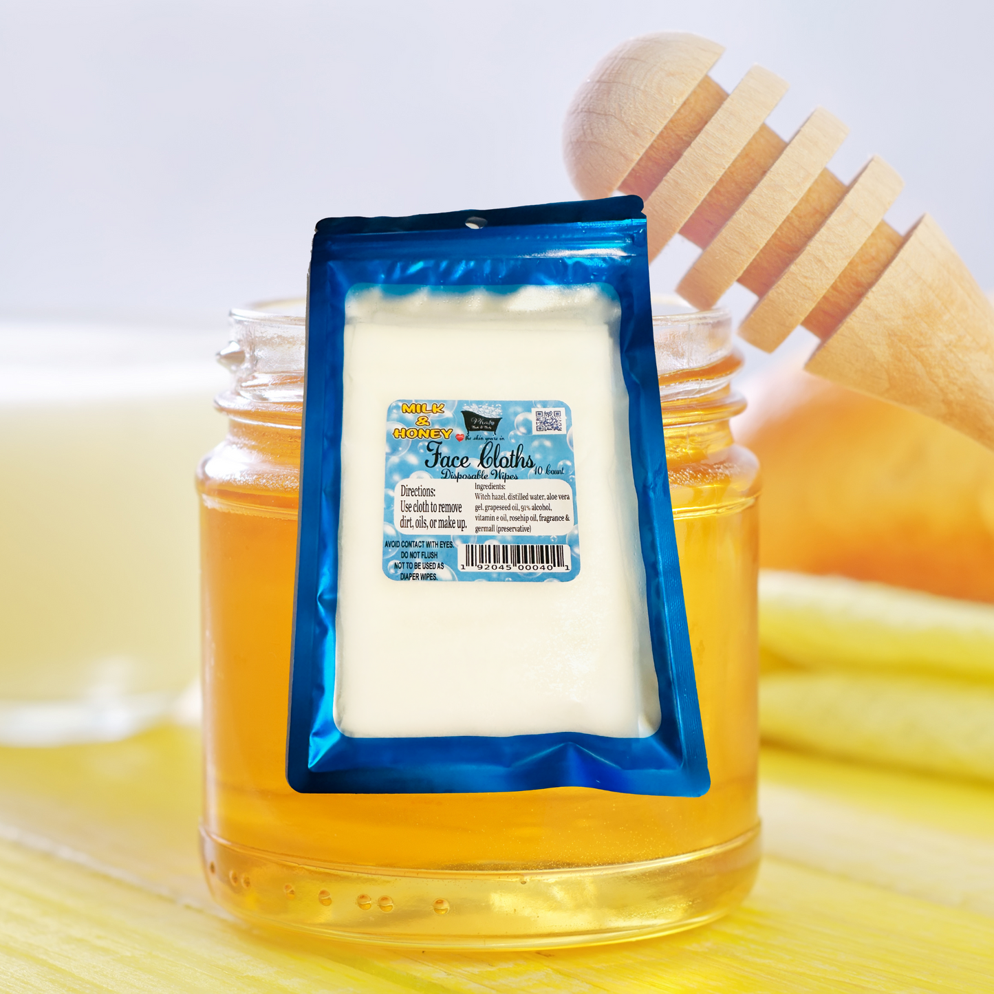 Milk and Honey Disposable Natural Facial Cloths