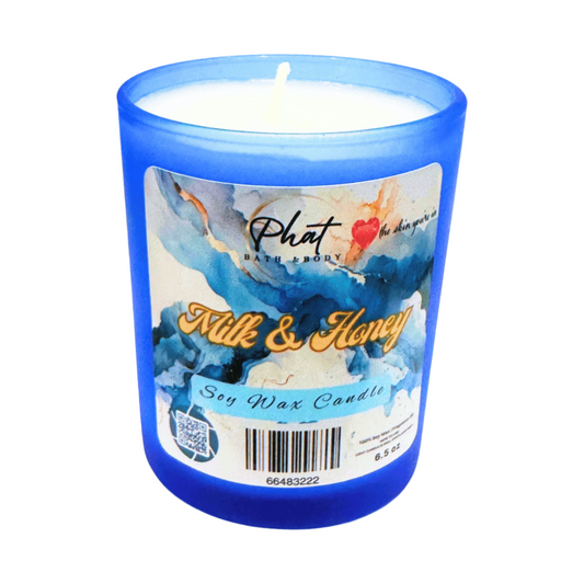 Milk and Honey Natural Soy Wax Candle 6.5 oz