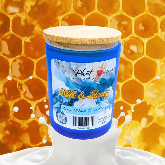 Milk and Honey Natural Soy Wax Candle 6.5 oz
