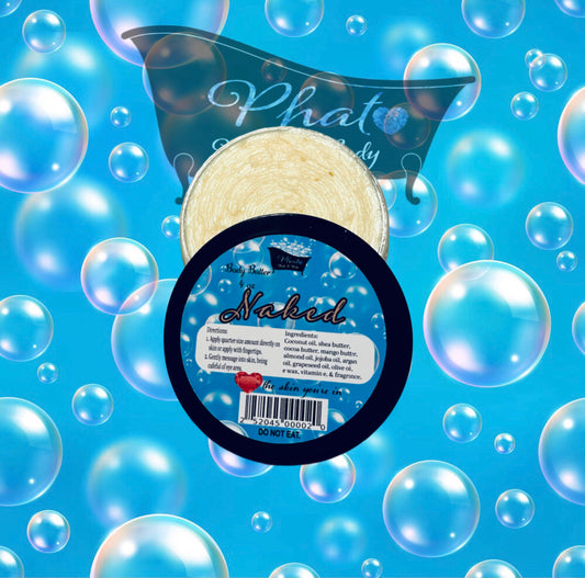 Naked Whipped Body Butter Shea Mango Cocoa Butter