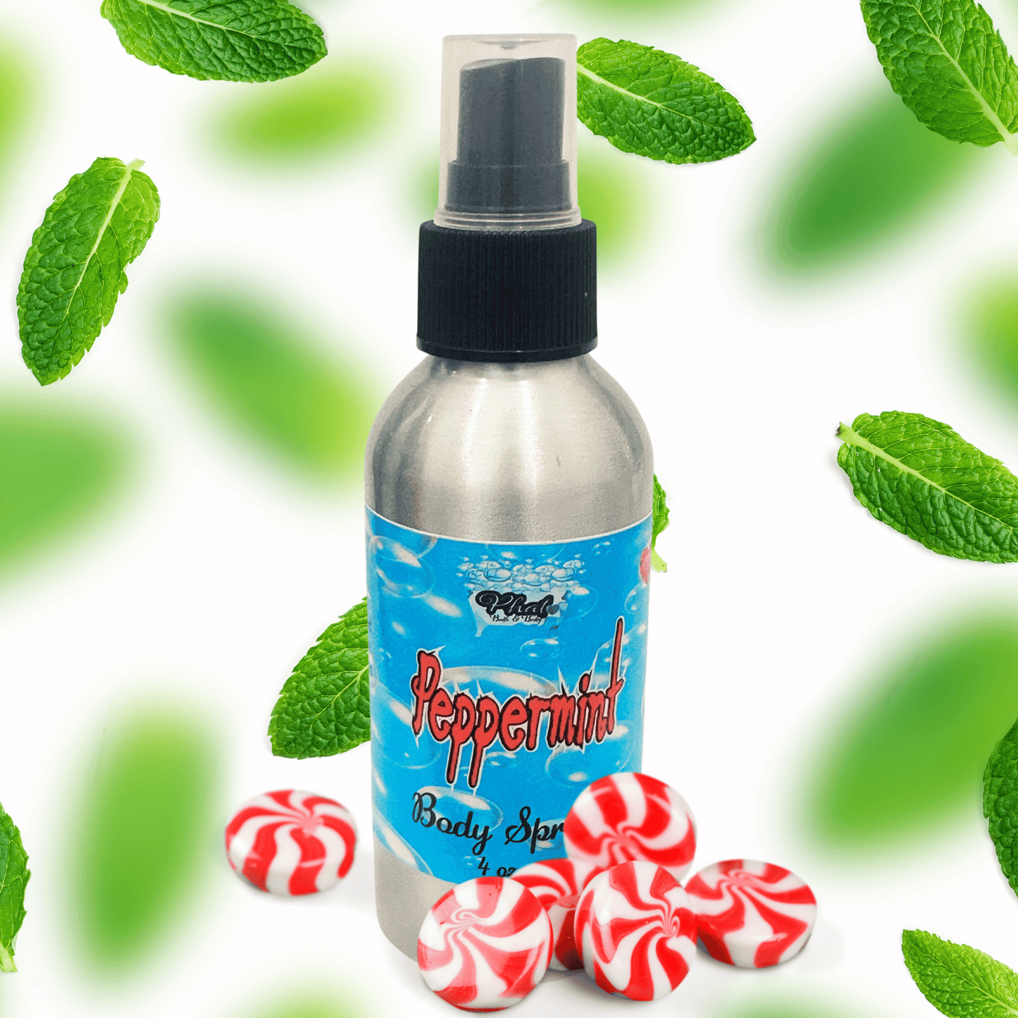 Peppermint Luxury Natural Fragrance Mist Body Splash Spray
