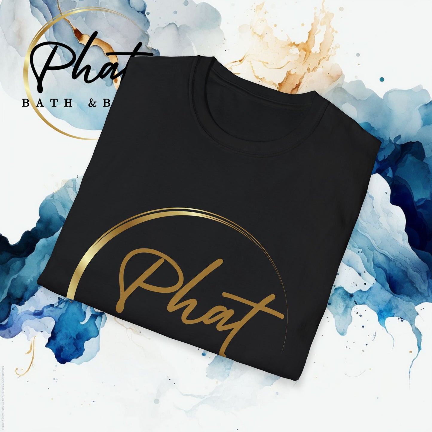 Phat Bath & Body Unisex Soft Style T-Shirt Black