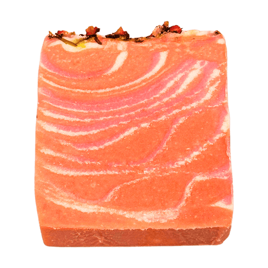 Red Roses Handmade Natural Bar Soap Coconut Olive Oil Organic Bar Soap