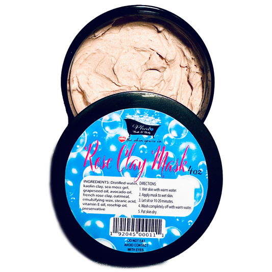 Rose Clay Natural Cleansing Clay Mask