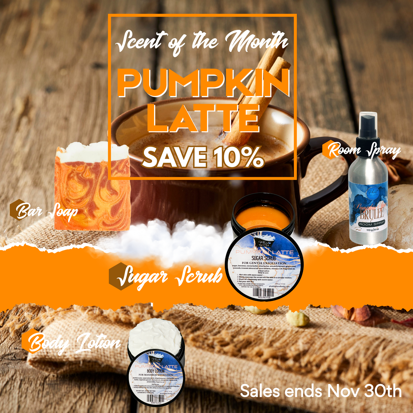 Scent of the Month | Curated Monthly Bath & Body Set