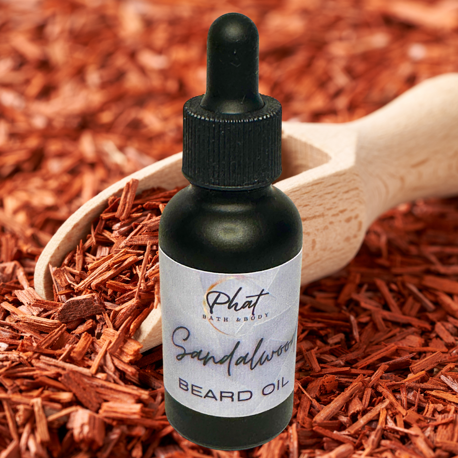 Sandalwood Natural Beard Oil with Rosehip and Carrot Seed Oil