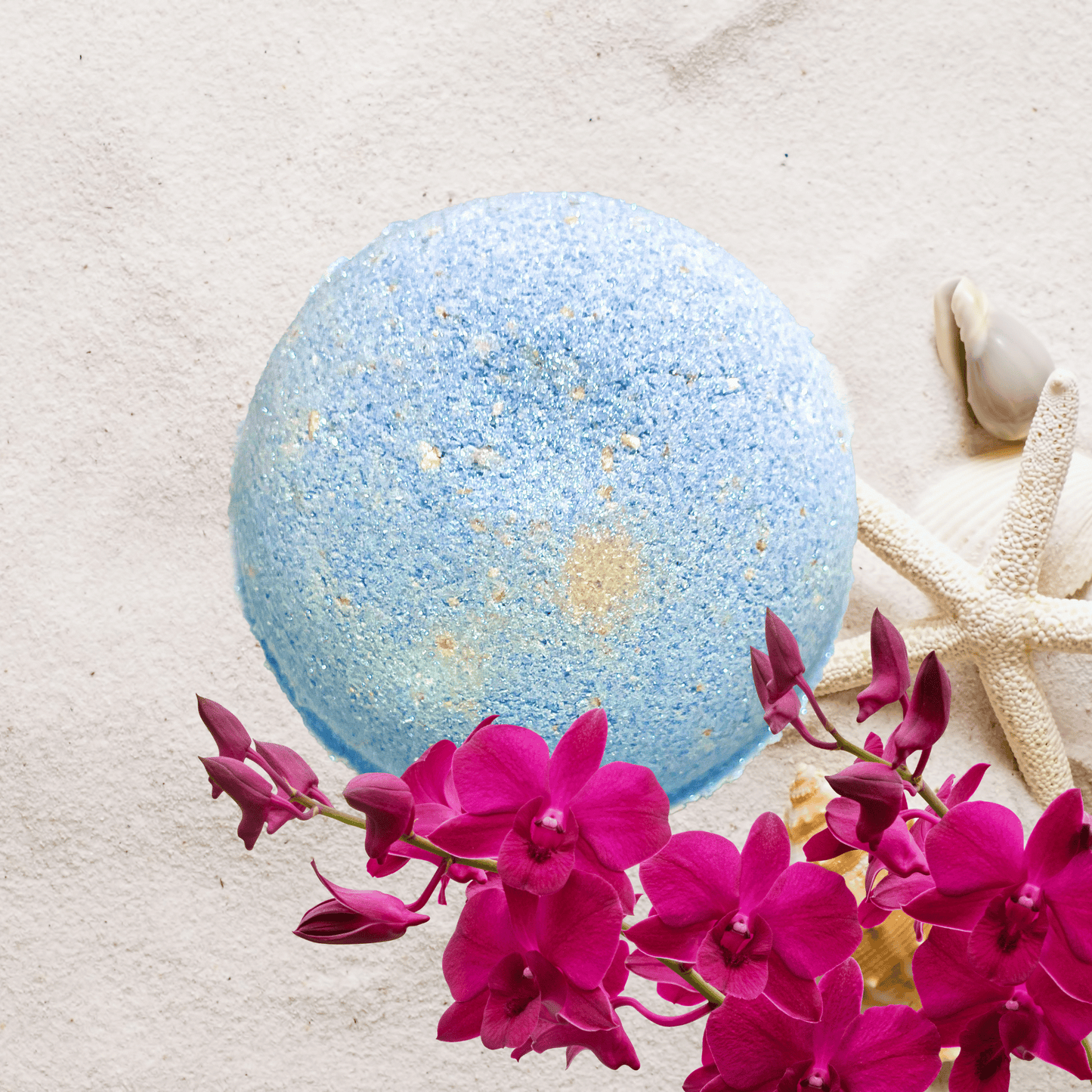 Seaside Orchid Oatmeal Skin Nourishing Bath Bombs Organic Natural Bath Bombs